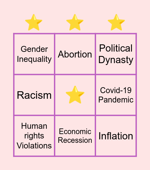 Bingo- Go! Bingo Card