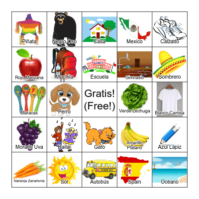 Loteria (Bingo) Bingo Card