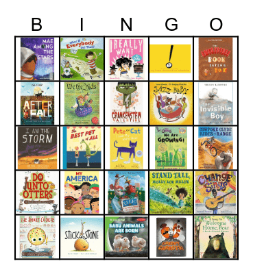 Storytime Bingo Card