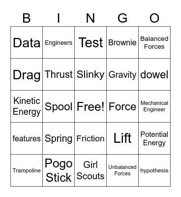 Leap Bot Bingo! Bingo Card