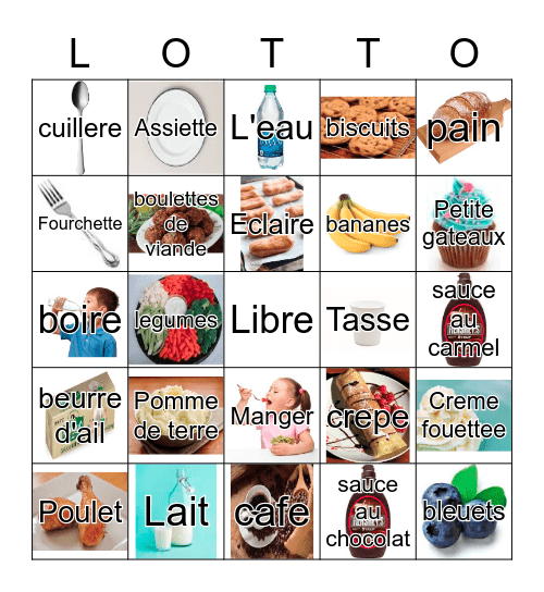 Le cafe Bingo Card