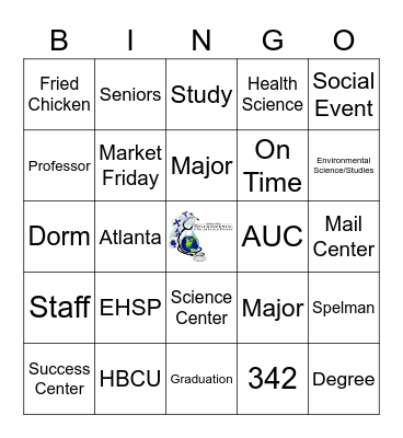 Spelman College - EHSP Bingo Game Bingo Card