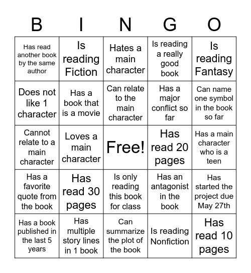 Find Someone Who... Bingo Card