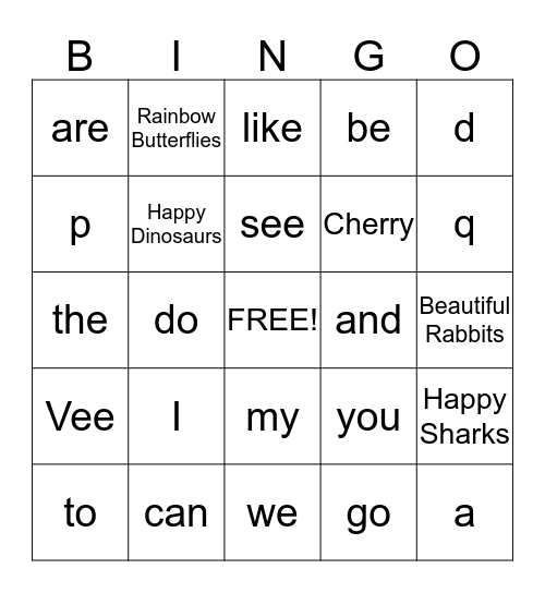KN-A008 BINGO Card