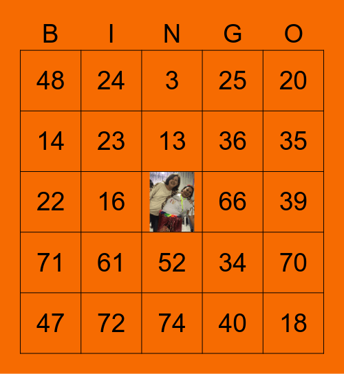 Dia das Mães 2022 Bingo Card