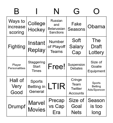 Soupcord Bingo Card