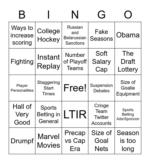 Soupcord Bingo Card