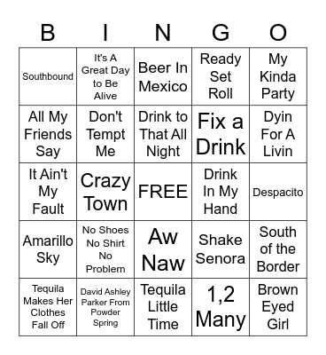 CINCO DE MAYO 2 Bingo Card