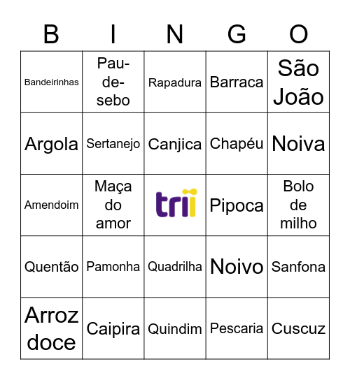 Bingo aTriivido Bingo Card