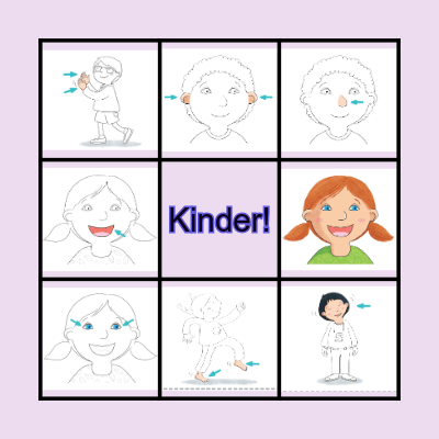 Body and face Bingo Card