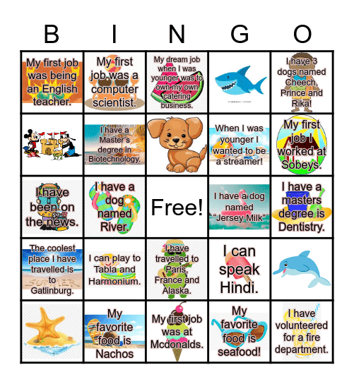 Team Awesome Bingo Card