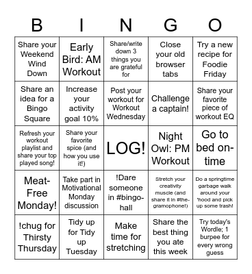 WILD WILD WEST BINGO Card