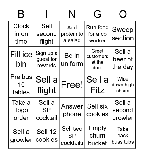 PaPPos Bingo!! Bingo Card