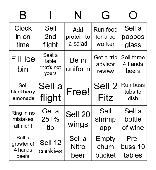 PaPPos Bingo!! Bingo Card