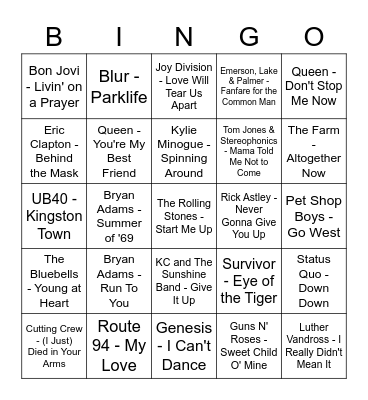 Viking's Landings Fathers Day Bingo Card