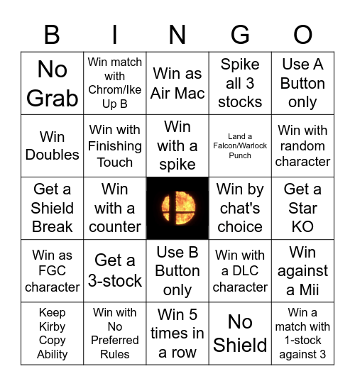 Quickplay Bingo Card Bingo Card