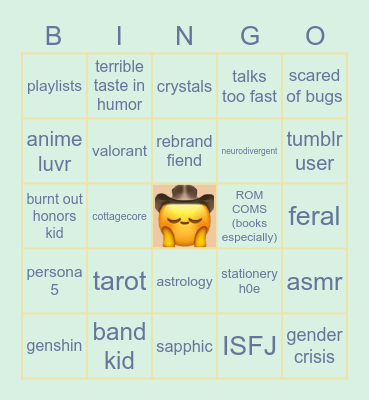mawwce bingo Card