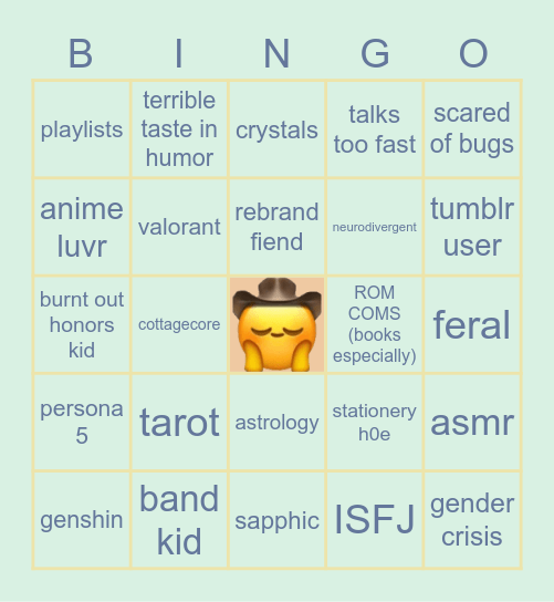 mawwce bingo Card