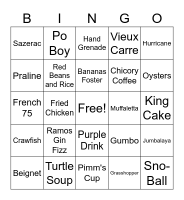 Clara and Andrew's Wedding Weekend Bingo! Bingo Card