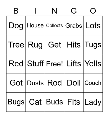 Doc's Tree House Bingo Card