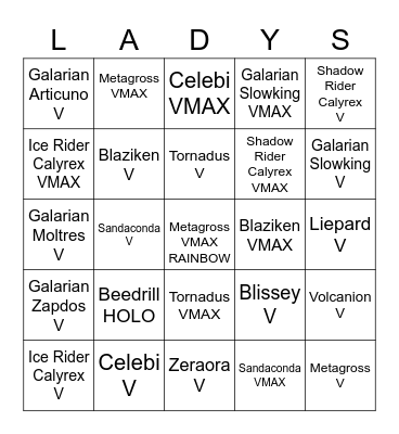 Chilling Reign Bingo Card