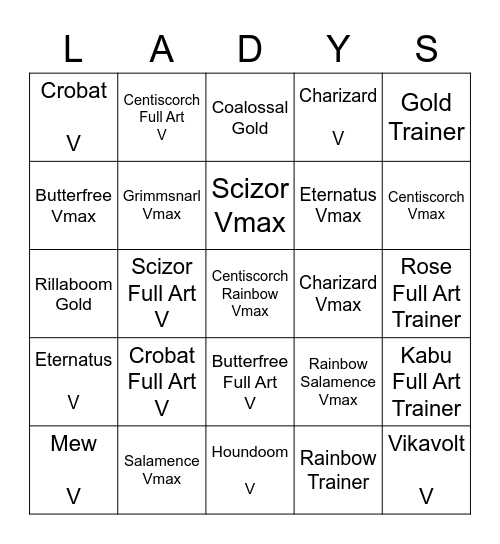 Darkness Ablaze Bingo Card