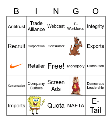 Business Overview Bingo Card