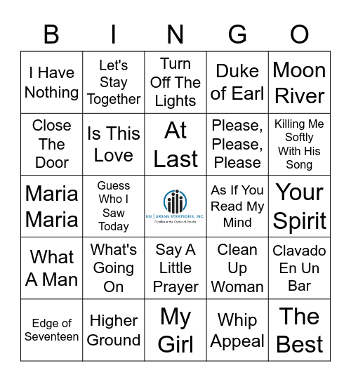 HP Musical Bingo Card