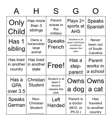 School Culture Bingo Card