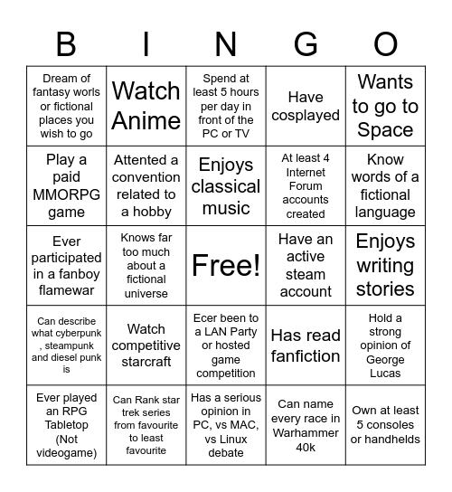 Bottom Bingo Card