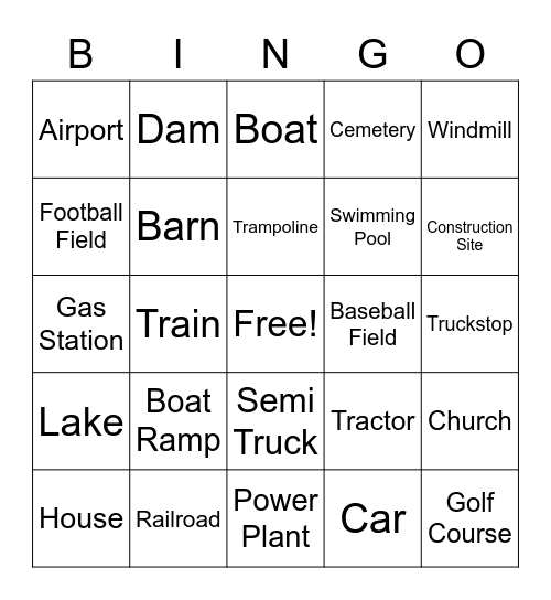 TGP Bingo Card
