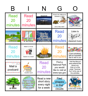 Fairy Tales & Far Away Places Bingo Card