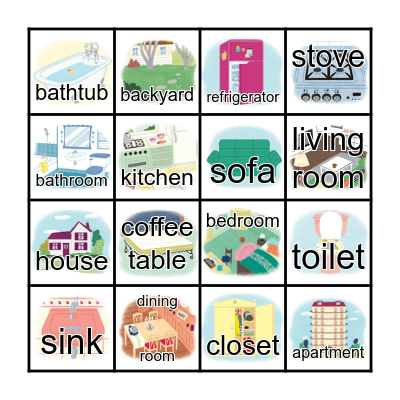 Smart English 5 - units 1&2 Bingo Card