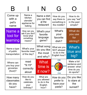 Mark it if u got it! Bingo Card