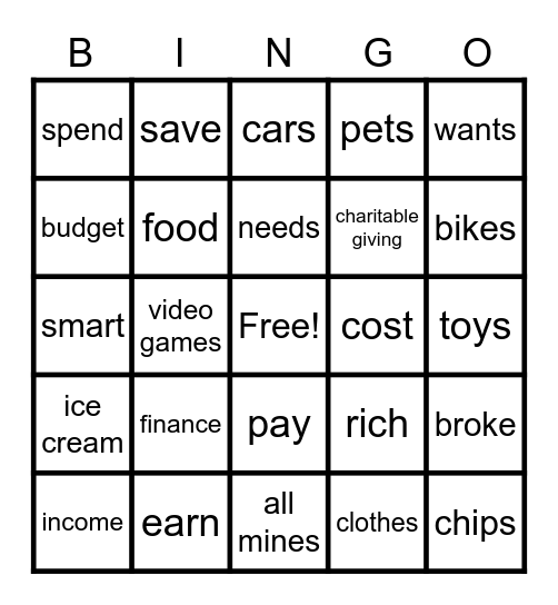 Ase' D.A. Bush Academy Bingo Card