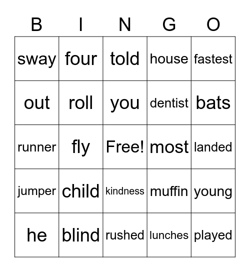 SPIRE Level 3 Bingo Card