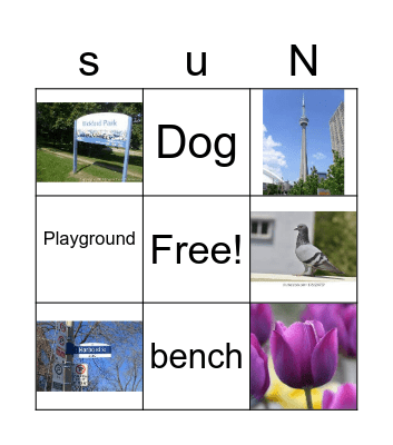 spring Bingo Card