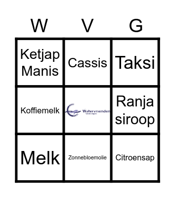 Shotjes Ronde Bingo Card