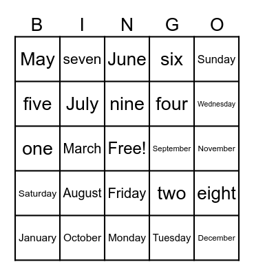 El 10 de mayo Bingo Card