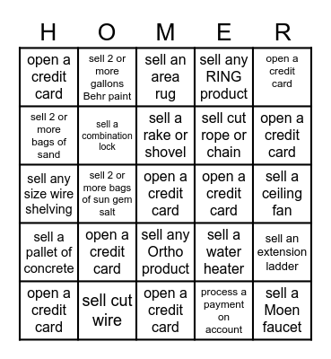 DEPOT BINGO 2022 Bingo Card