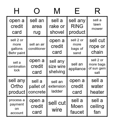 DEPOT BINGO 2022 Bingo Card