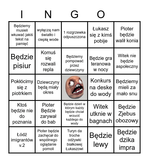 ASYGY Bingo Card