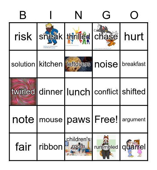 Cat's Bell Bingo Card