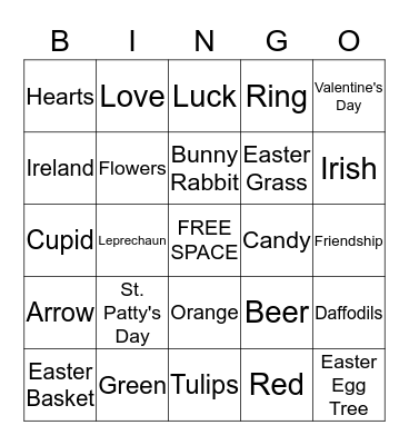 HOLIDAY BINGO Card