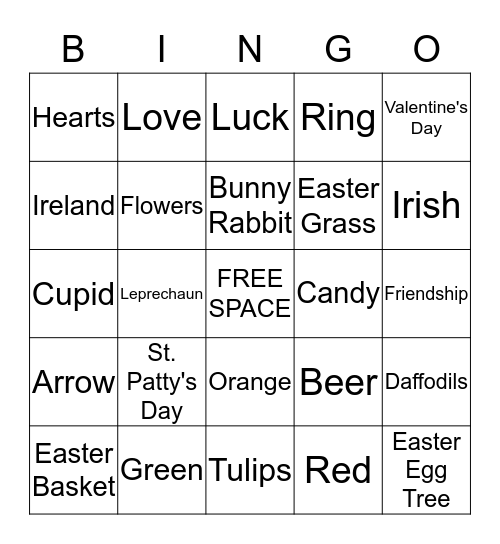 HOLIDAY BINGO Card