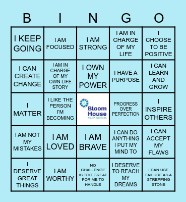 Bloom House Bingo Card