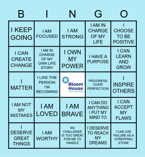 Bloom House Bingo Card