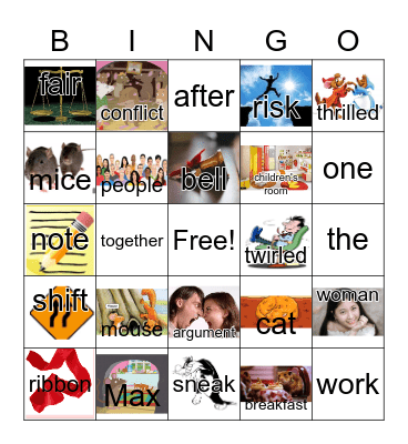 G1 U6 W1: THE CAT'S BELL Bingo Card