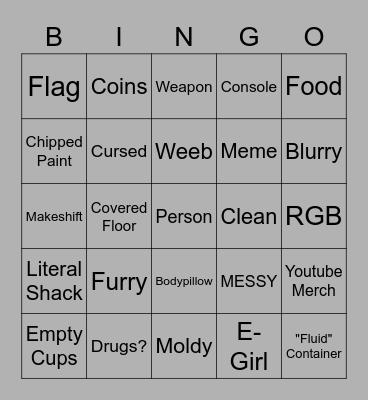 COOM CAVE Bingo Card