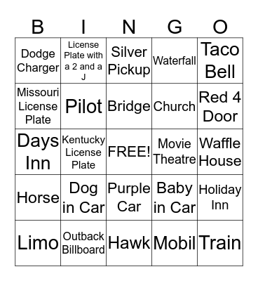 Disney Bingo Card #3 Bingo Card
